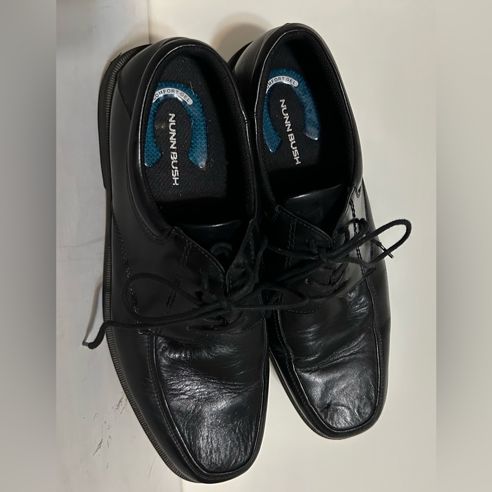 Nunn Bush Black Leather men’s 13 M dress shoe